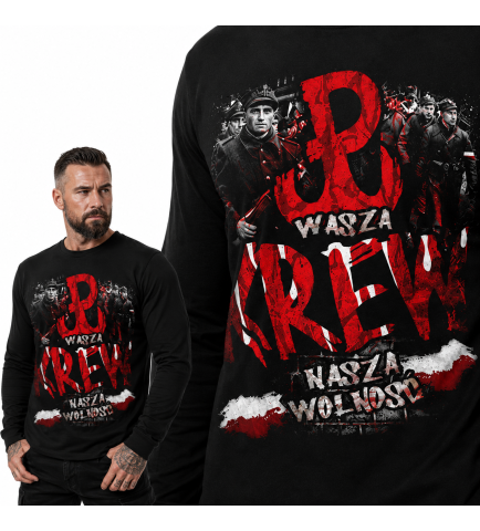 LANGSLEEVE PATRIOTYCZNY WASZA KREW